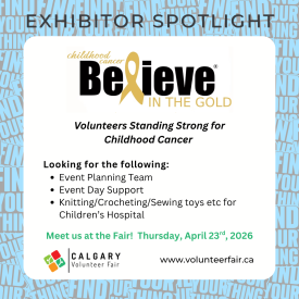 Believe in the Gold, Childhood Cancer Charity